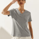 Stretch-Knit Bamboo Classic Basic Tee BELLE