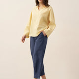 Linen Oversized Fit Pocket Shirt ELOWEN