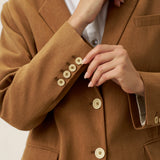 Lyocell Linen Tailored Blazer CASSIDY